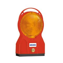  WEMAS Warnleuchten Warn- und Bakenleuchte-TL FUTURE gelb einseitig, Gehäuse rot, mit Halter, Druck 12451736